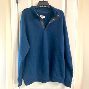 NWT- Goodfellow & Co. Men’s Mock Turtleneck Pullover Sweatshirt- Dark Blue L